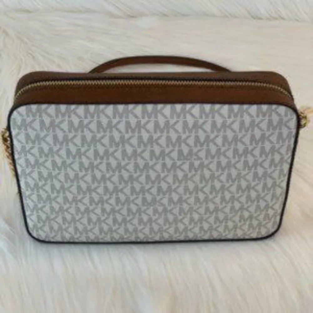 ❤️Michael Kors LG EW Crossbody Bag Vanilla